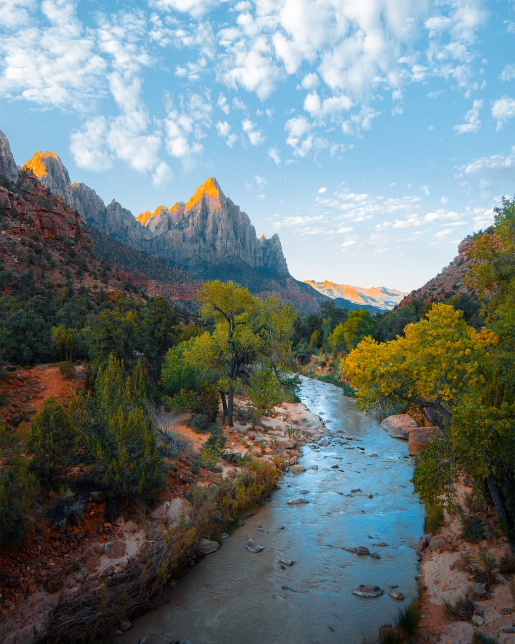 photo of stream during daytime