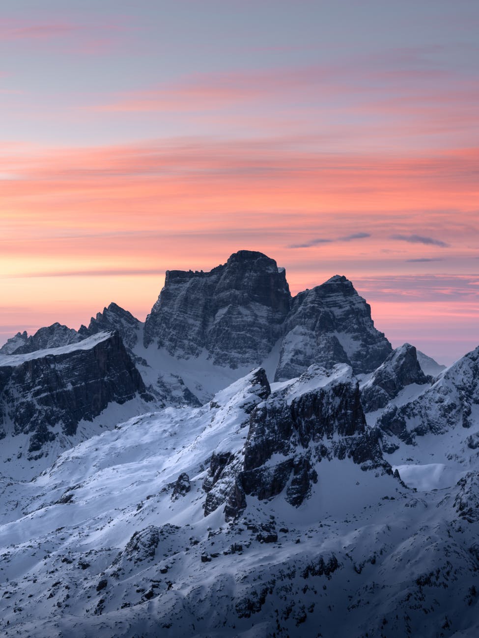 snow covered mountain